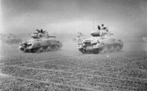 Brytyjskie czołgi pod El Alamein