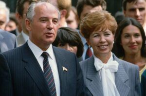 Michaił Gorbaczow i jego żona Reisa