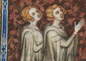 Gutta (Bona) Luksemburska z mężem