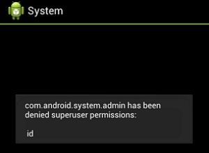 obad trojan android komunikat uprawnienia root brak dostępu
