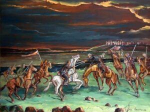 Bitwa pod Rzekienicą (Raxą) 955