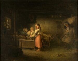 Obraz A. Kotsisa dot. Wielkiego Głodu w Galicji