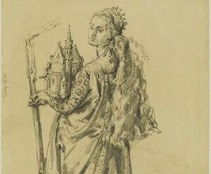 Świętosława (Swatawa). Ryc. Jan Matejko