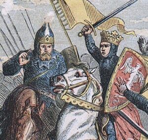 Młody Bolesław Krzywousty z Sieciechem