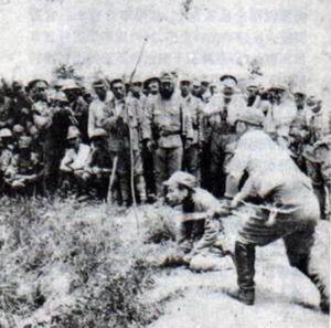 Egzekucja poprzez ścięcie mieczem w Nankinie