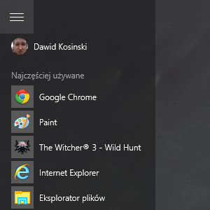 Windows 10 - oprawki w interfejsie
