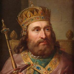 Ludwik Węgierski. Obraz Marcello Bacciarellego