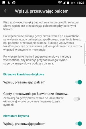 BlackBerry Keyone klawiatura przesuwanie