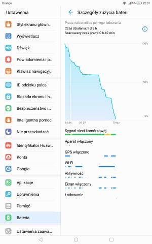 Huawei MediaPad M3 Lite bateria