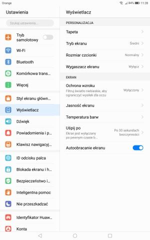 Huawei MediaPad M3 Lite wyświetlacz