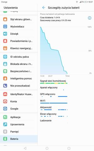Huawei MediaPad M3 Lite bateria