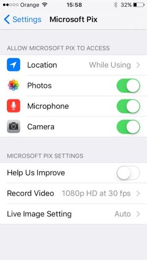 Microsoft Pix aplikacja