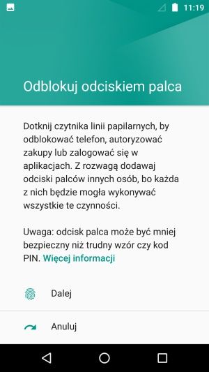 Moto Z czytnik