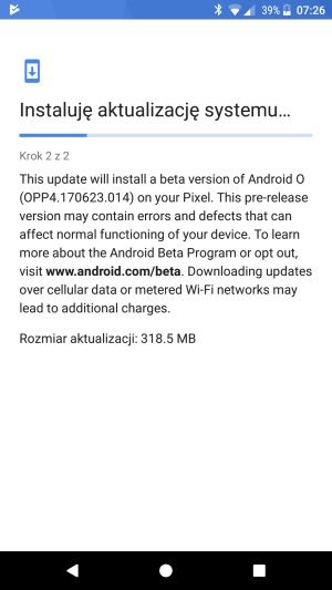 Android O Developer Preview 4