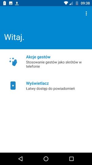 Moto G5 Plus system gesty
