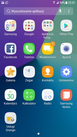 Galaxy Xcover 4 system