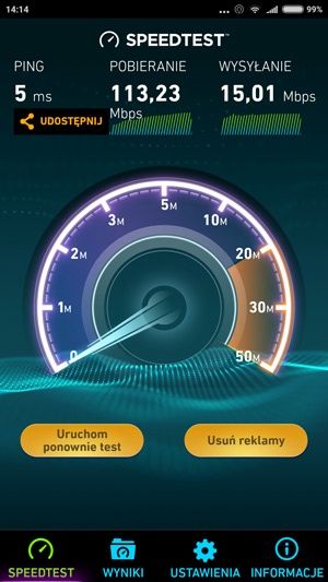 Xiaomi Mi 6 - Speedtest 5GHz 10m