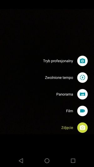 Lenovo Moto Z aparat tryby
