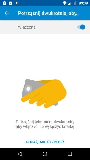 Moto G5 Plus system gesty