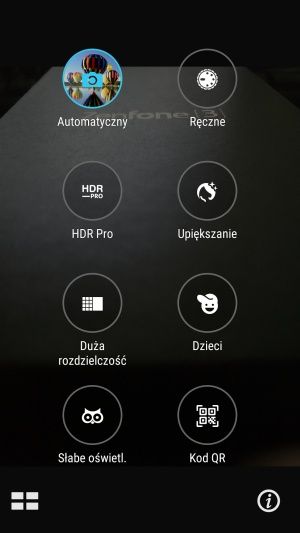 Asus Zenfone 3 tryby