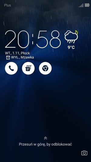 Asus ZenFone 3 ekran blokady