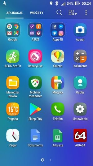 Asus ZenFone Live (ZB501KL) system