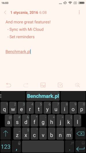 Xiaomi Redmi 3S notatki 1