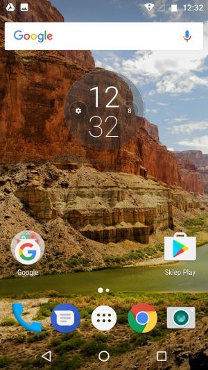 Moto Z ekran główny
