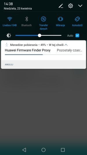 aktualizacja huawei honor 3