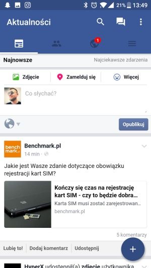 Swipe for Facebook