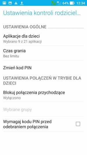 Asus ZenFone 3 Tryb dla dzieci ustawienia