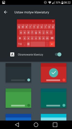 Google Keyboard w wersji 5.1