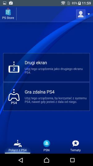 aplikacja playstation