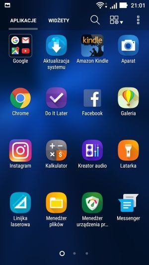 Asus ZenFone 3 aplikacje