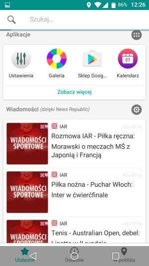 Wiko Ufeel Prime ekran lewa strona