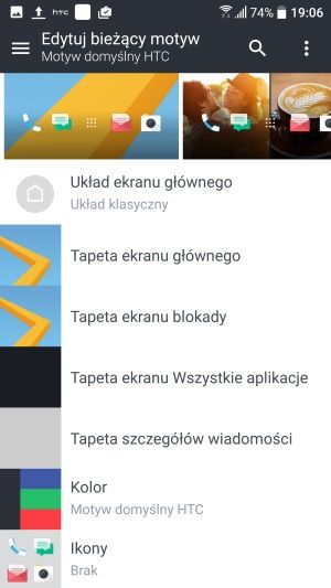 HTC 10 motyw edycja