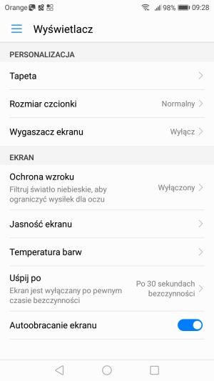 Huawei P9 Lite Mini wyświetlacz