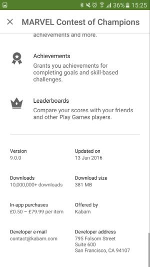 Aktualizacje w Google Play