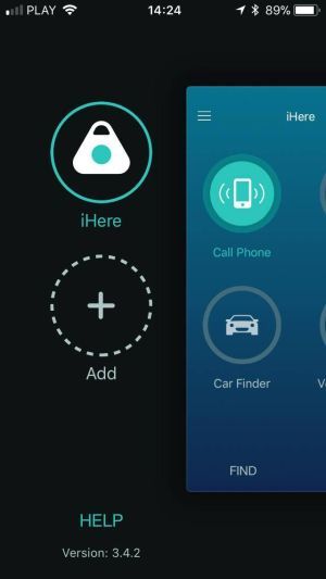 Nonda iHere screen 1
