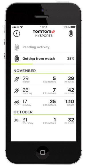 TomTom MySports aplikacja