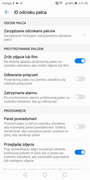 Huawei P Smart czytnik