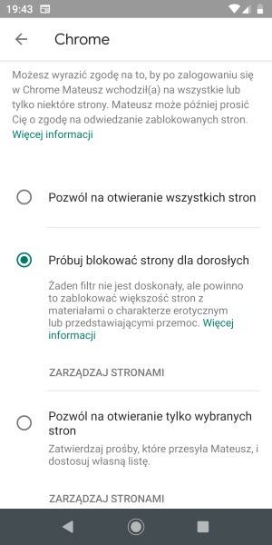 Google Family Link Chrome