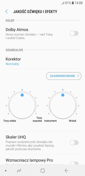 Galaxy J6 dźwięk