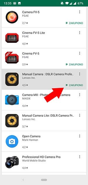 jak zainstalować aplikację kupioną w sklepie Play 01
