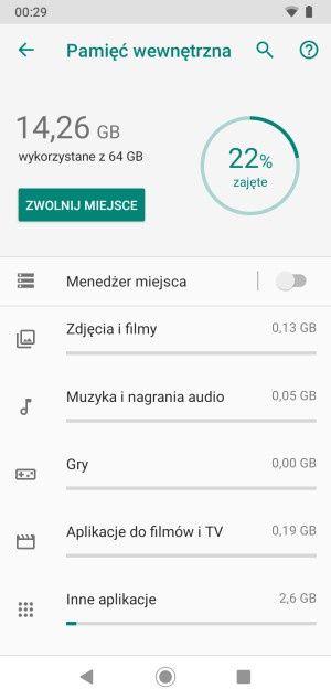 Motorola Moto G7 Power pamięć