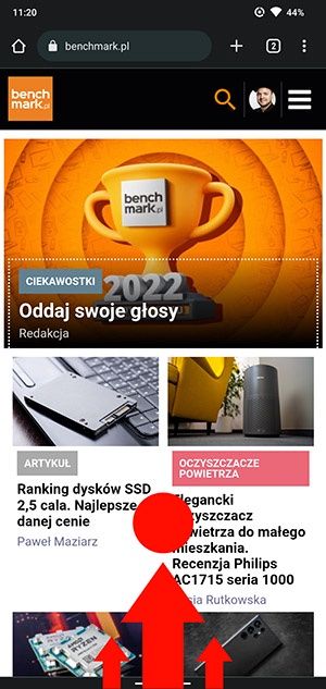 przypinanie aplikacji Android