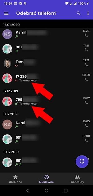 Odebrać telefon? 1