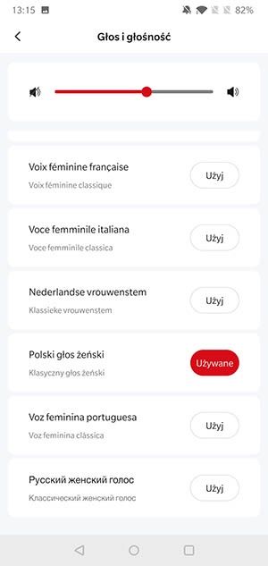 aplikacja Roidmi polski głos