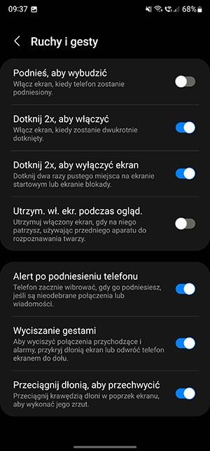 ruch i gesty