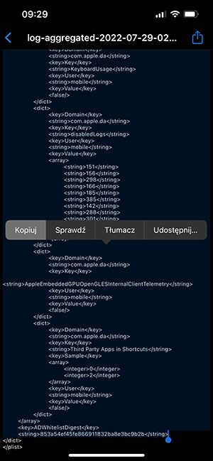 Zaznacz tekst od początku, do końca